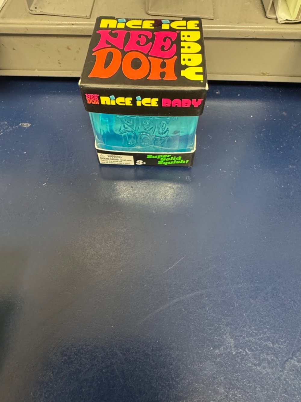 Nice Ice Baby NeeDoh Super Squish Toy - Baby Blue